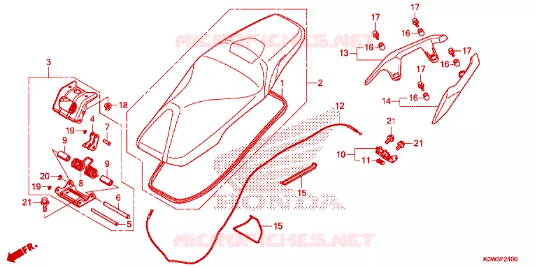 SELLE Honda SCOOTER 150 ADV 2021  ADV150AM_2CA