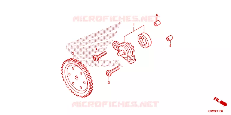 POMPE A HUILE Honda SCOOTER 150 ADV 2021  ADV150AM_3CA