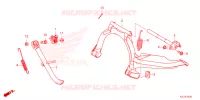BEQUILLE pour Honda ADV 350 de 2024