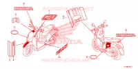 AUTOCOLLANTS pour Honda SCOOPY 110 de 2015