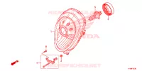 PHARE pour Honda SCOOPY 110 de 2015