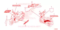 AUTOCOLLANTS pour Honda SCOOPY 110 de 2014