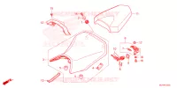 SELLE pour Honda CBR 500 R ABS de 2024