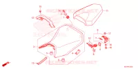 SELLE pour Honda CBR 500 R ABS de 2024