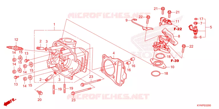 CULASSE Honda MOTO 110 CRF 2025  CRF110FS