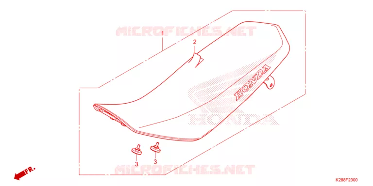 SELLE Honda MOTO 125 CRF 2025  CRF125FS