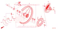 ROUE AVANT pour Honda CRF 250 RX de 2025