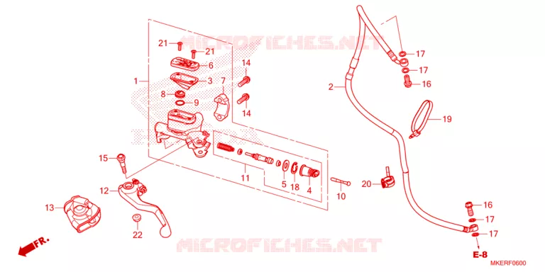 MAITRE-CYLINDRE Honda MOTO 450 CRF 2025  CRF450RS