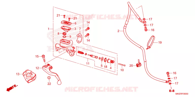MAITRE-CYLINDRE Honda MOTO 450 CRF 2025  CRF450RS