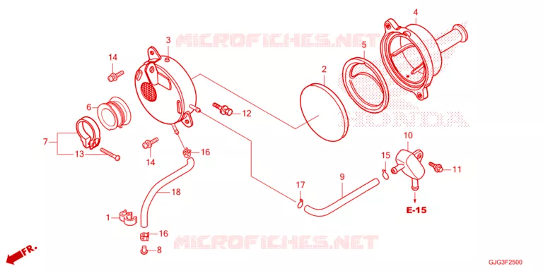 FILTRE A AIR Honda MOTO 50 CRF 2025  CRF50FS
