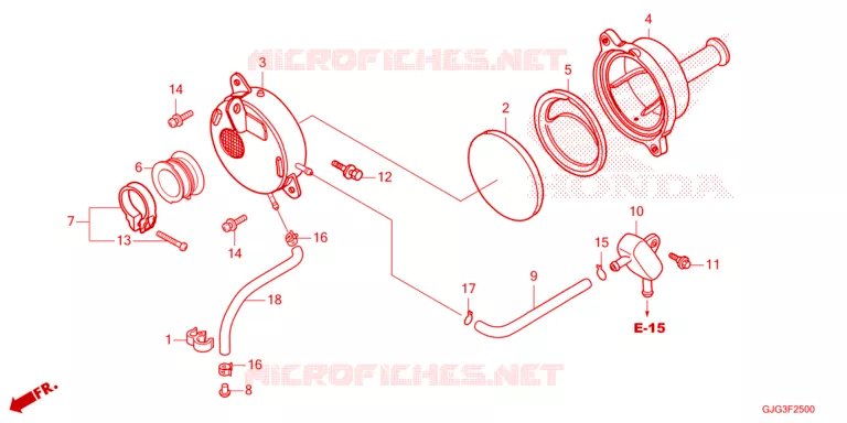 FILTRE A AIR Honda MOTO 50 CRF 2025  CRF50FS
