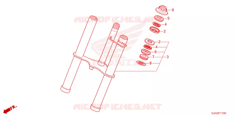 FOURCHE Honda MOTO 50 CRF 2025  CRF50FS