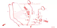 COMMODO   CABLE   RETROVISEUR pour Honda CT 125 TRAIL de 2024