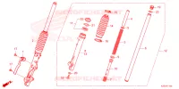 FOURCHE pour Honda CT 125 TRAIL de 2024