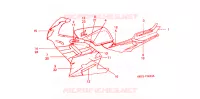 AUTOCOLLANTS pour Honda NSR 125 R de 1995