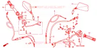 COMMODO   LEVIER   CABLE pour Honda NSR 125 R de 1995