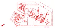 ETRIER DE FREIN AVANT pour Honda NSR 125 R de 1995