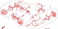 CLIGNOTANT pour Honda NSR 125 R de 1995