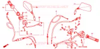 COMMODO   LEVIER   CABLE pour Honda NSR 125 R de 1995