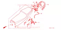 SELLE pour Honda NSR 125 R de 1995