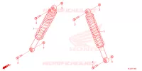 AMORTISSEUR AVANT pour Honda PIONEER 700 M2 de 2025