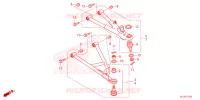 TRIANGLES AVANT pour Honda PIONEER 700 M2 de 2025