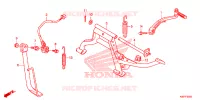 BEQUILLE CENTRALE   PEDALE DE FREIN pour Honda MOOVE 110 de 2015