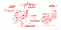 AUTOCOLLANTS pour Honda SH 150 de 2013