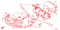 GUIDON   CARENAGE pour Honda SH 150 de 2013