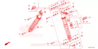 AMORTISSEUR AVANT pour Honda TALON 1000 X de 2024
