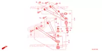 TRIANGLES AVANT pour Honda PIONEER 700 M2 DELUXE de 2025