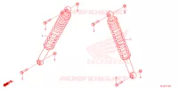 AMORTISSEUR AVANT pour Honda PIONEER 700 M2 DELUXE de 2025