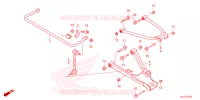 BRAS ARRIERE pour Honda PIONEER 700 M4 FOREST de 2025