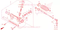 STEERING GEAR BOX/TIE ROD pour Honda PIONEER 700 M4 FOREST de 2025
