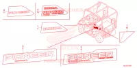 AUTOCOLLANTS pour Honda PIONEER 700 M4 FOREST de 2025