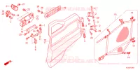 REAR DOOR pour Honda PIONEER 700 M4 FOREST de 2025
