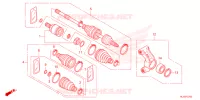 REAR KNUCKLE/REAR DRIVESHAFT pour Honda PIONEER 700 M4 FOREST de 2025