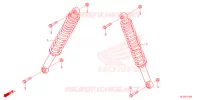AMORTISSEUR AVANT pour Honda PIONEER 700 M4 de 2025