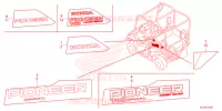 AUTOCOLLANTS pour Honda PIONEER 700 M4 de 2025