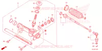 STEERING GEAR BOX/TIE ROD pour Honda PIONEER 700 M4 de 2025