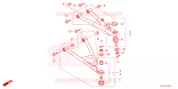 TRIANGLES AVANT pour Honda PIONEER 700 M4 de 2025