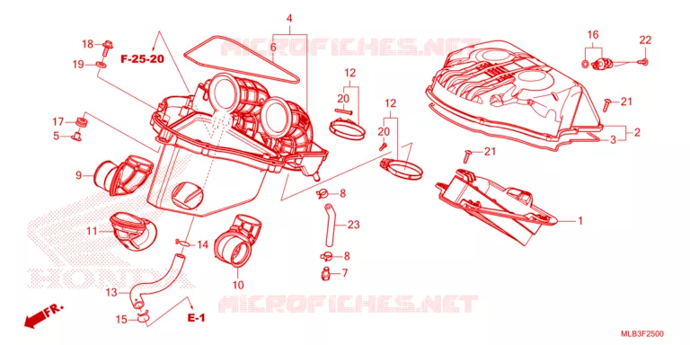 FILTRE A AIR Honda MOTO 750 HORNET 2024  CB750AR