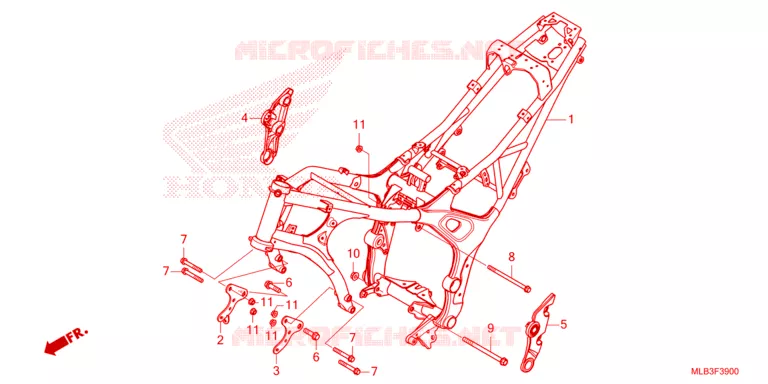 CADRE Honda MOTO 750 HORNET 2024  CB750AR