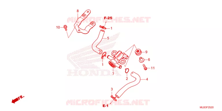 ELECTROVANNE INJECTION D'AIR Honda MOTO 750 HORNET 2024  CB750AP