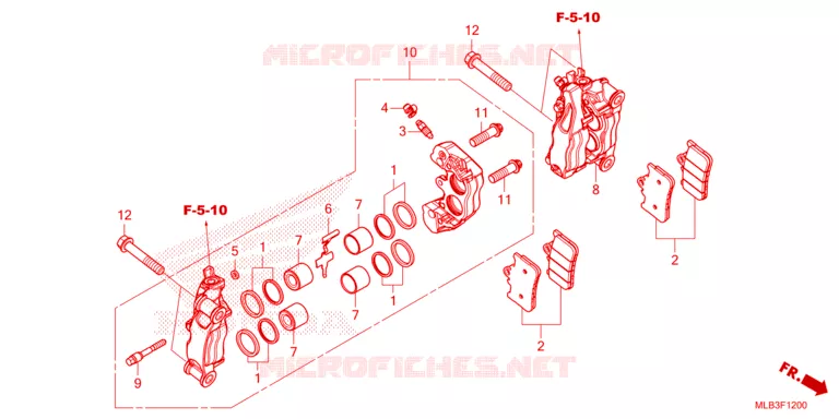 ETRIER DE FREIN AVANT Honda MOTO 750 HORNET 2024  CB750AP