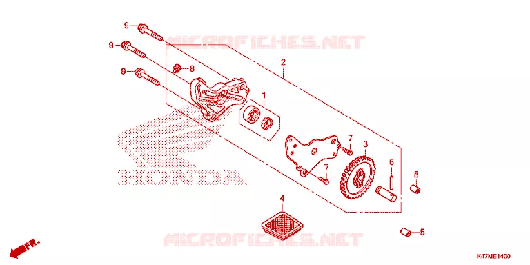POMPE A HUILE Honda MOTO 125 DASH 2022  AFP125CRFN