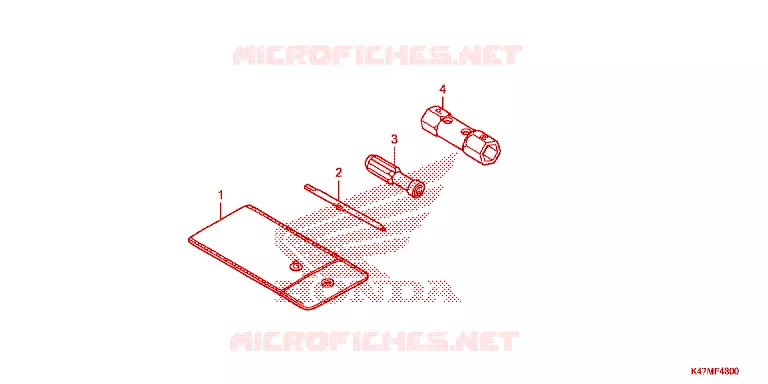 OUTIL Honda MOTO 125 DASH 2025  AFP125CRFS