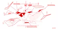 AUTOCOLLANTS pour Honda CBR 600 RR de 2025