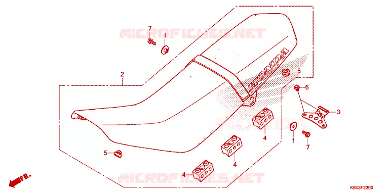 SELLE Honda MOTO 150 CRF 2021  CRF150LL