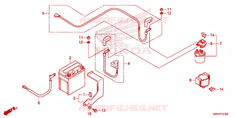 BATTERIE Honda MOTO 150 XR 2021  XR150LEKM